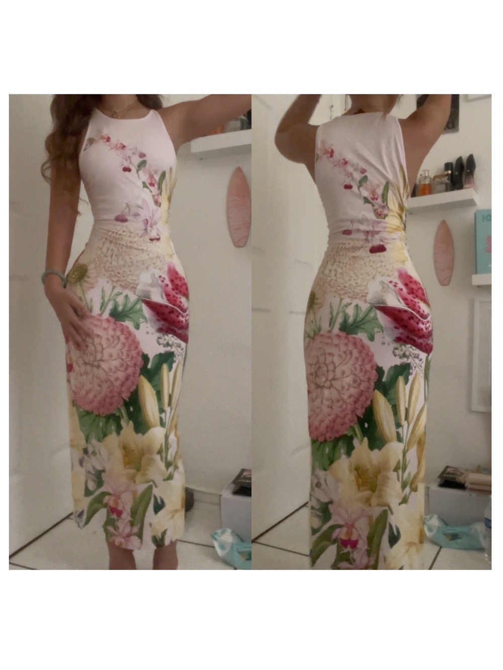 Ted Baker Julee floral bodycon midi dress | 2